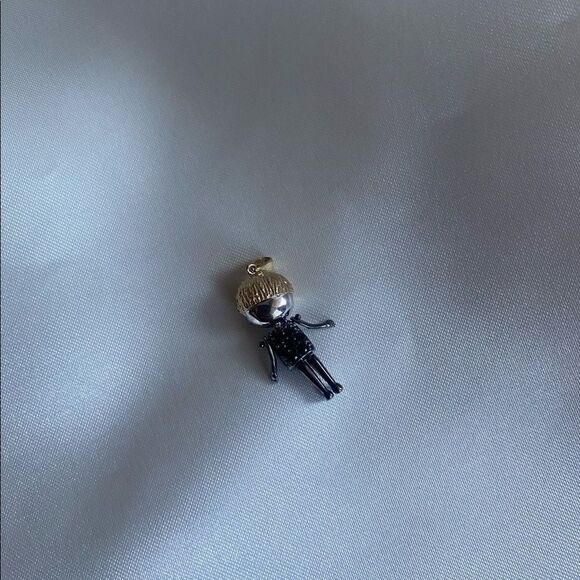 Moving guy 14k real gold 3D pendant trendy jewel - Picture 6 of 9